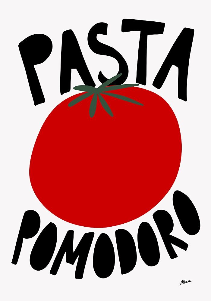 Pasta Pomodoro art print by Athene Fritsch for $57.95 CAD