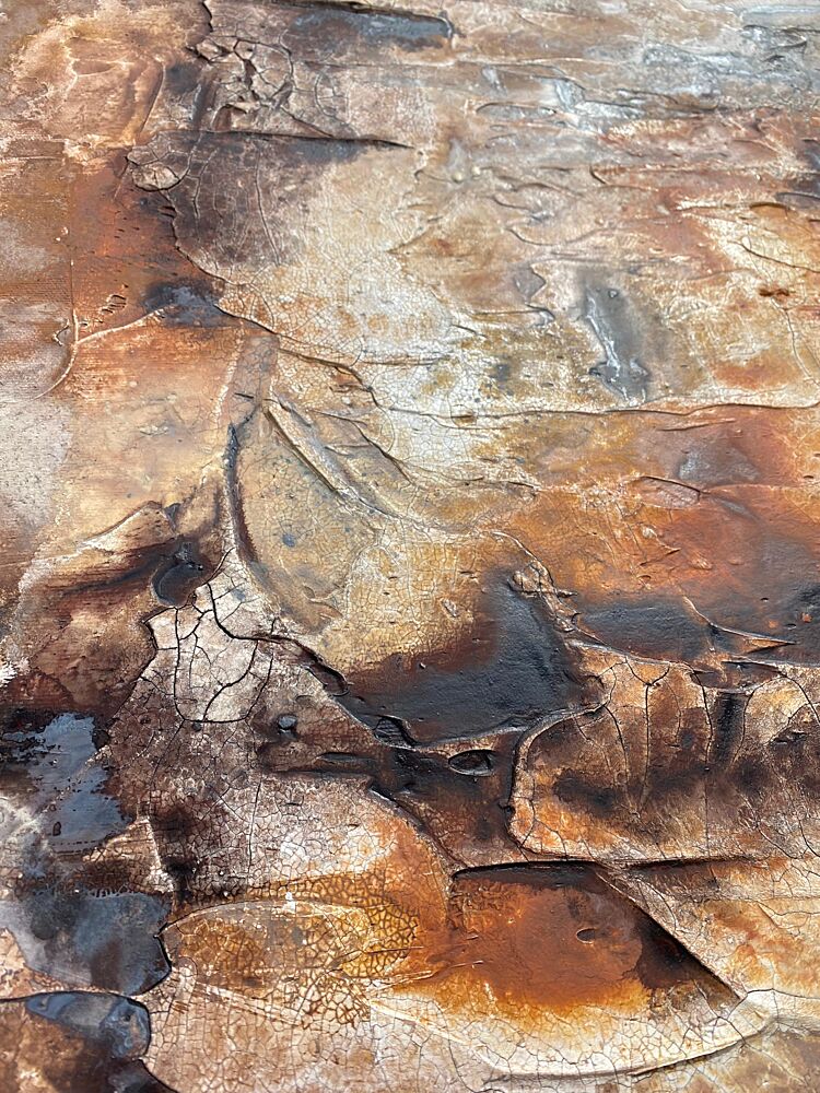 Weathered Organic Textures art print by Gabriela Aleksandra Szuba for $57.95 CAD