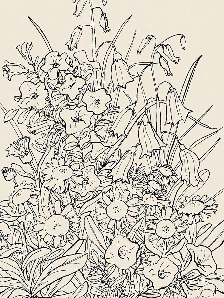Wild Garden Flowers art print by Catalina Somolinos for $57.95 CAD