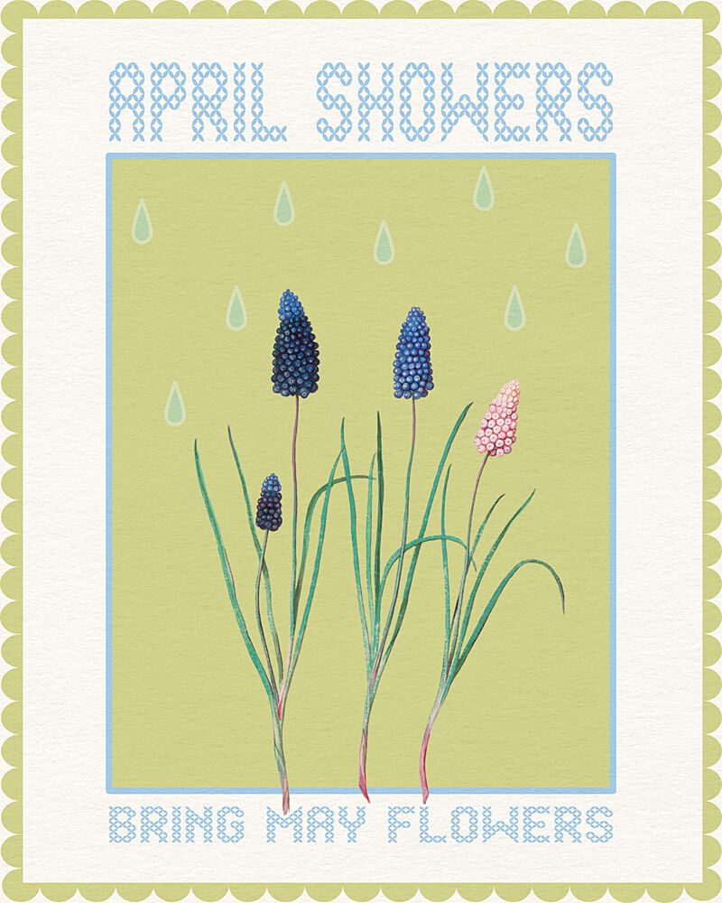 April Showers May Blooms art print by Wild Violets for $57.95 CAD