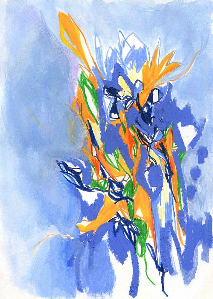 Dynamic Color Flow art print by Jenja Braun for $57.95 CAD
