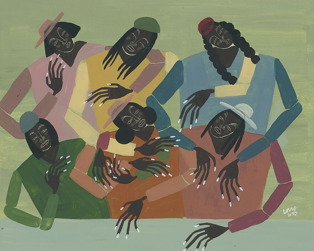 Gossip art print by Studio Imo for $57.95 CAD