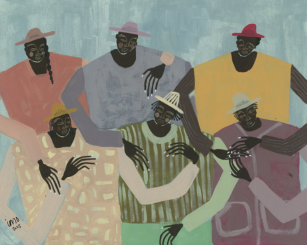 Group Chat art print by Studio Imo for $57.95 CAD