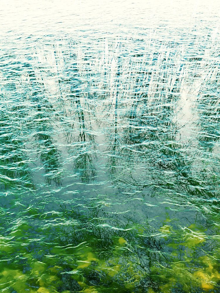 Abstract Water Reflections art print by Angelo Cerantola for $57.95 CAD
