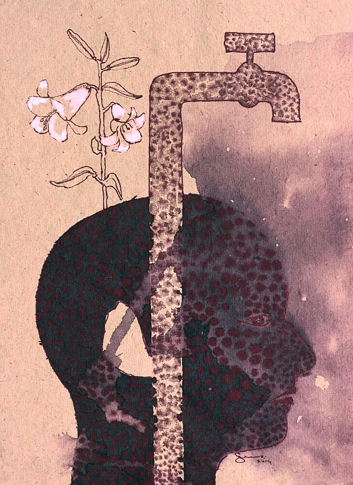 Flow of Thought art print by Santhosh Ch for $57.95 CAD
