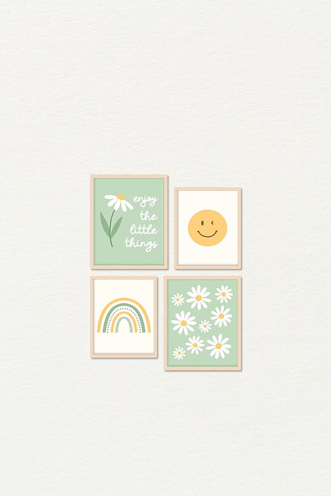 Happy Daisy Rainbow Smile art print by Xuan Thai for $57.95 CAD