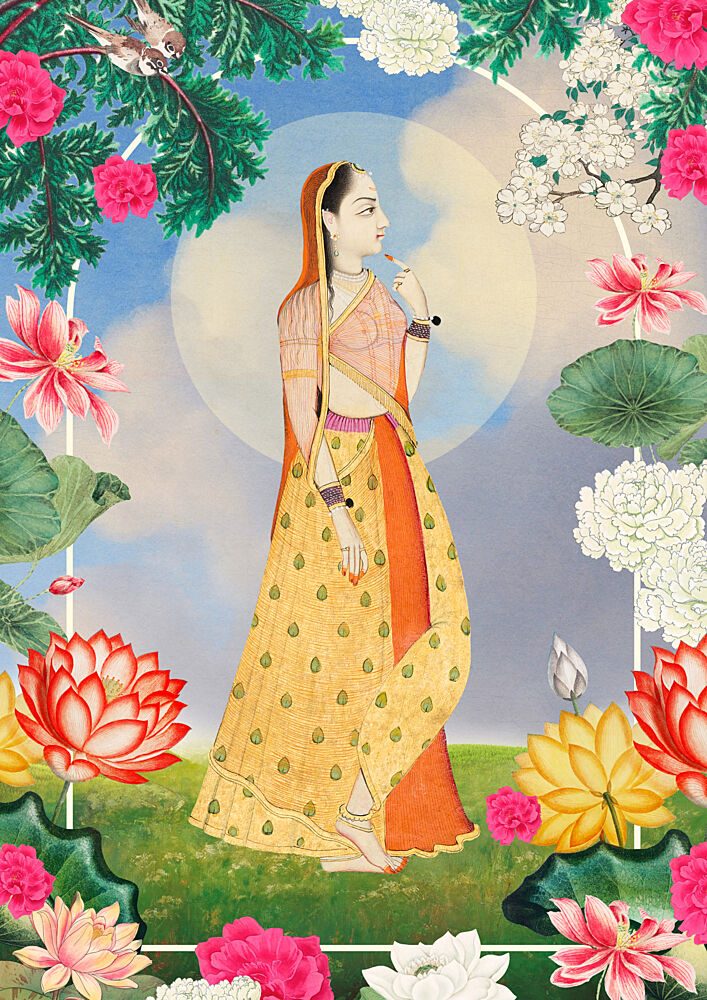 She Waits Anxiously art print by Marja van den Hurk for $57.95 CAD