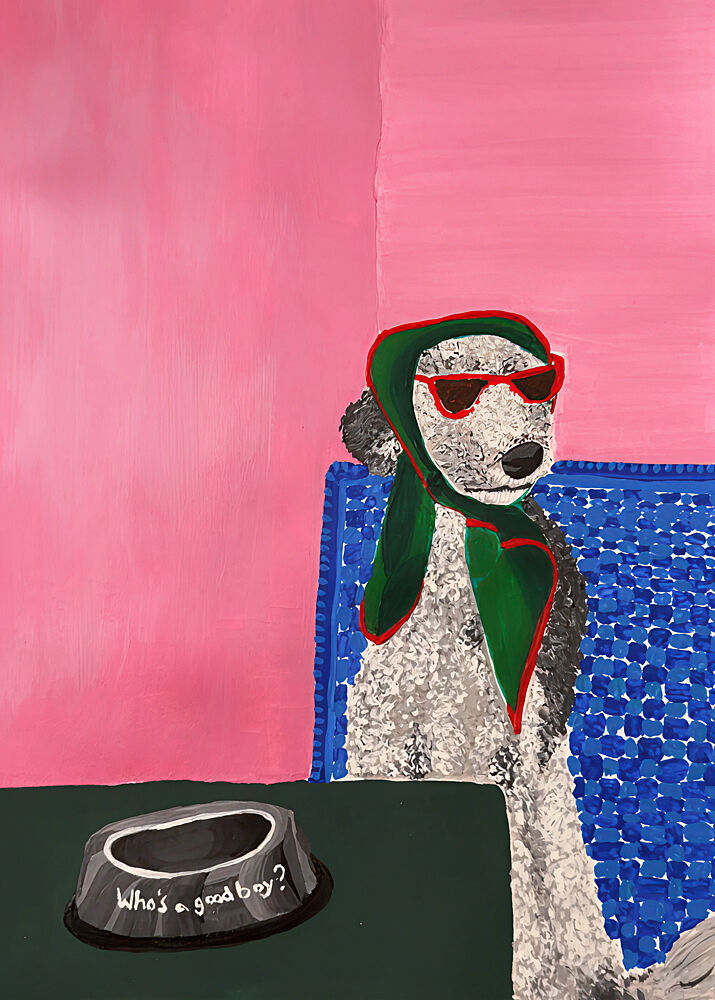 Stylish Poodle Sunglasses art print by Idah Christina for $57.95 CAD