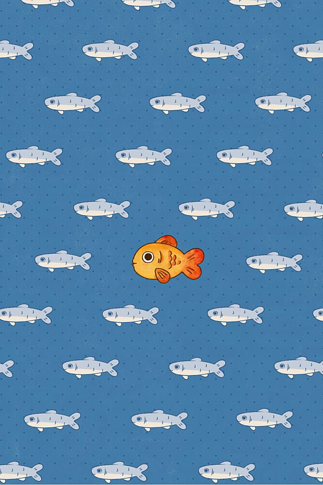 Golden Fish Stands out art print by Xuan Thai for $57.95 CAD
