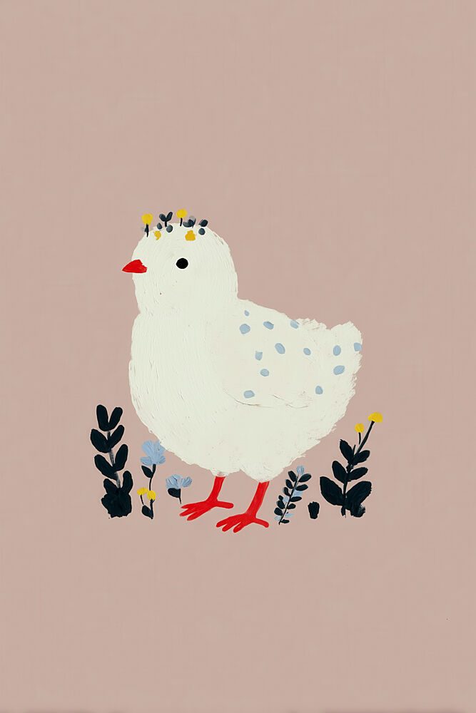 Flower Chick art print by Treechild for $57.95 CAD