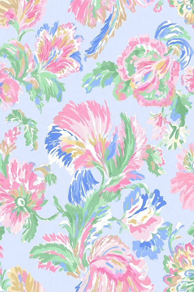 Romantic Flower Pattern No 02 art print by Treechild for $57.95 CAD