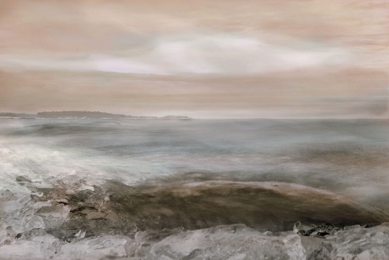 Misty Coastal Serenity art print by Christina Sillen for $57.95 CAD