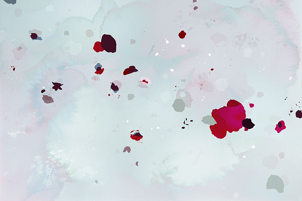 Abstract Watercolor Splashes art print by Miriam Stayte for $57.95 CAD
