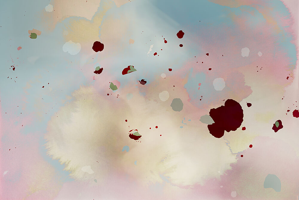 Dreamy Watercolor Splatters art print by Miriam Stayte for $57.95 CAD