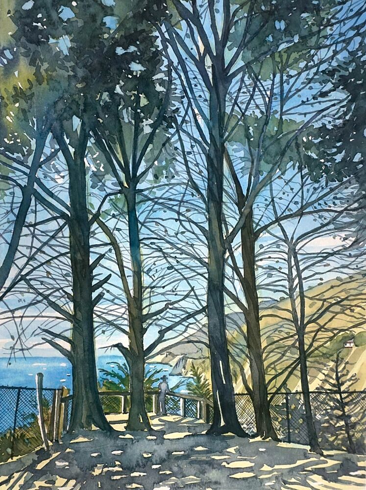 Peaceful Ocean Vista art print by Luisa Millicent for $57.95 CAD