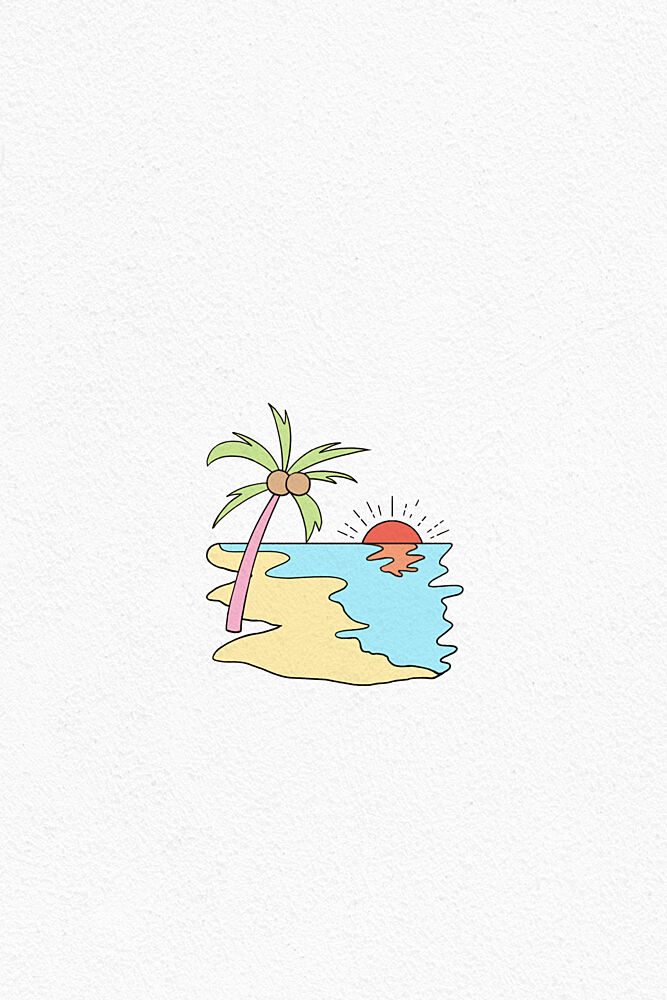 Tropical Beach Sunset art print by Xuan Thai for $57.95 CAD