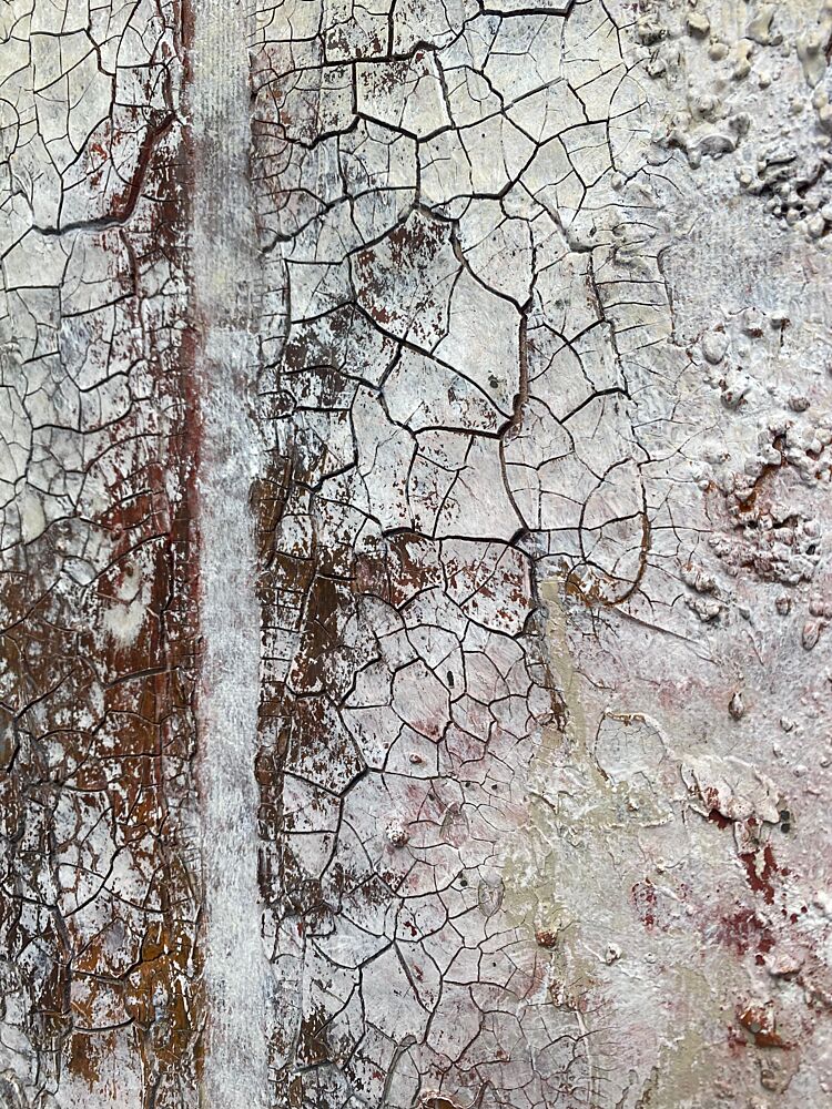 Rustic Cracked Paint art print by Gabriela Aleksandra Szuba for $57.95 CAD