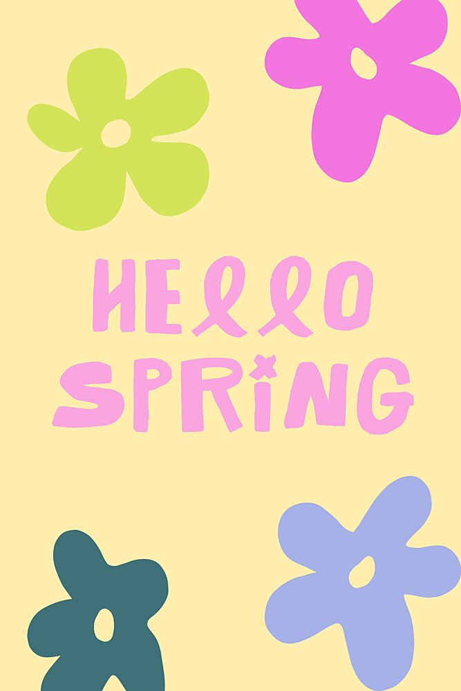 Hello Spring art print by Treechild for $57.95 CAD
