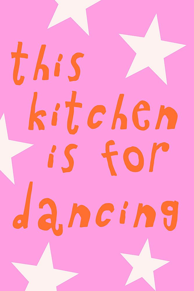 Thiskitchenisfordancingstars art print by Treechild for $57.95 CAD