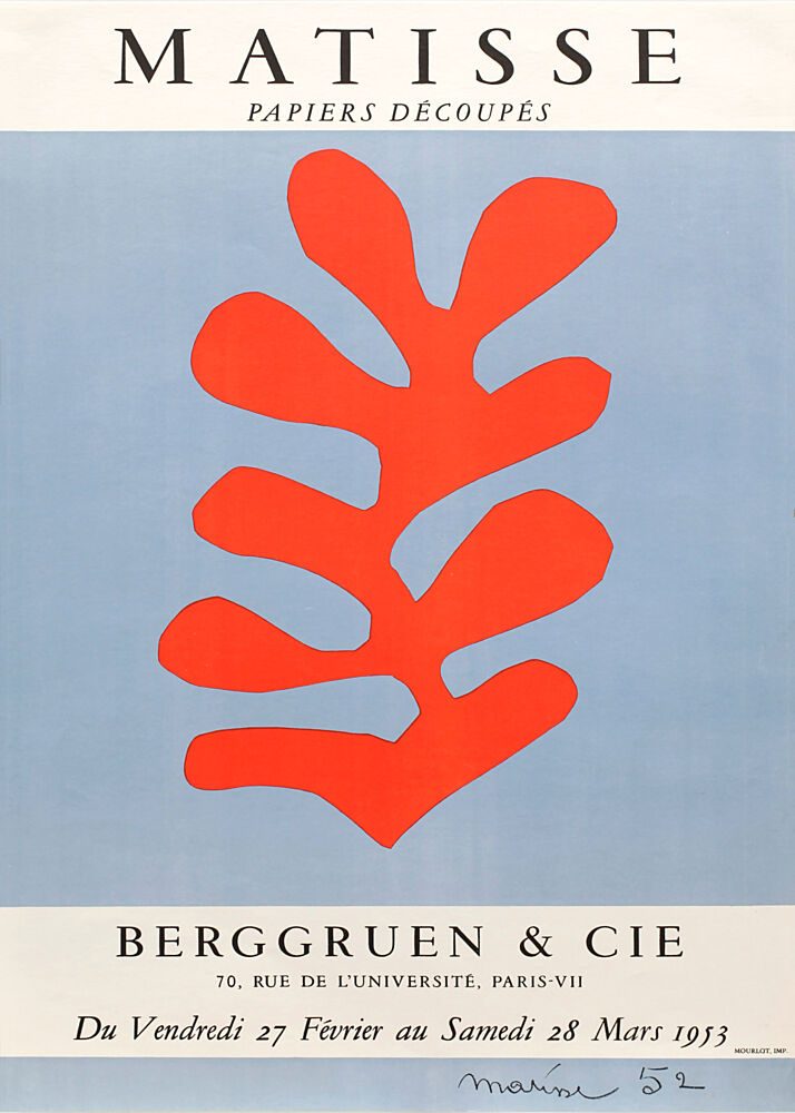Henri Matisses Papiers Decoupes 1953 art print by Henri Matisse for $57.95 CAD