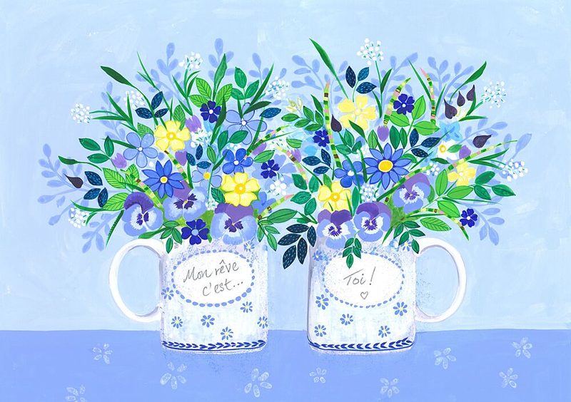 Double Bouquet art print by Isabelle Brent for $57.95 CAD