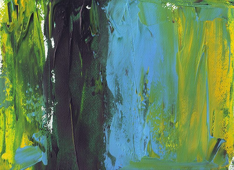 Vibrant Green Blue art print by Rafal Kulik for $57.95 CAD