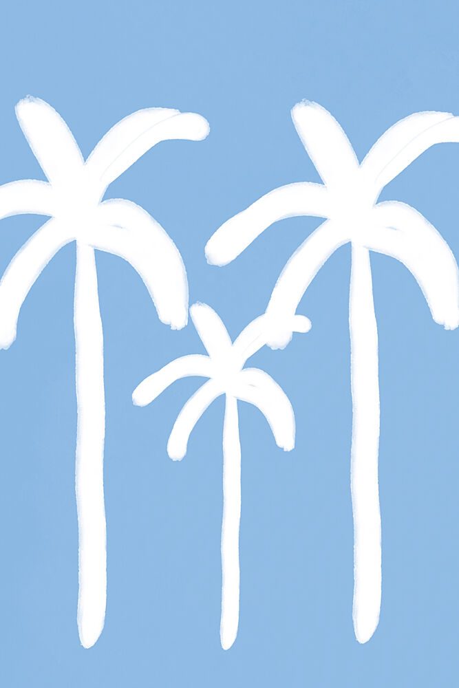 Palmsonbeach art print by Treechild for $57.95 CAD