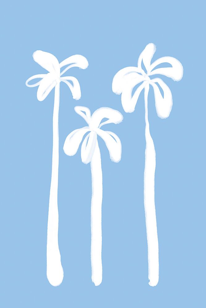 Palmsonbeachno02 art print by Treechild for $57.95 CAD