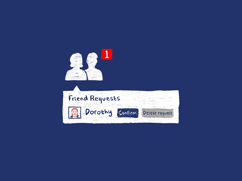 Dorothys Friend Request art print by Martina Scott for $57.95 CAD