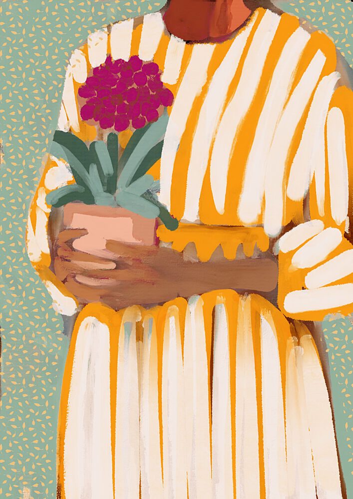 Sunday Visit art print by Treechild for $57.95 CAD