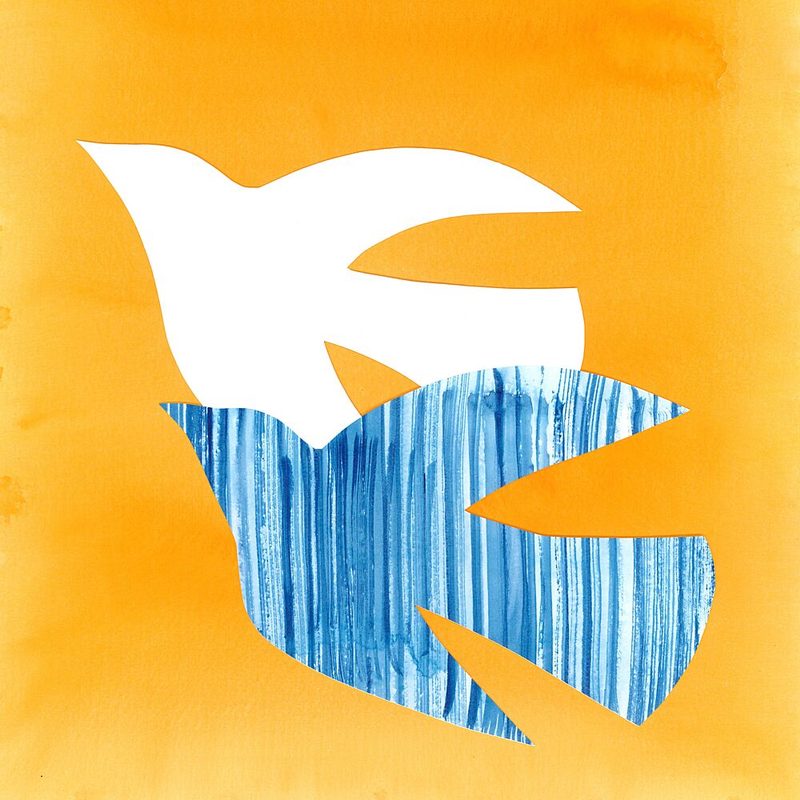 Birds Cut-Out art print by Isabelle Brent for $57.95 CAD