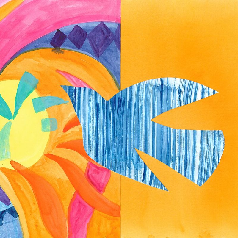Abstract Bird Cut-Out art print by Isabelle Brent for $57.95 CAD