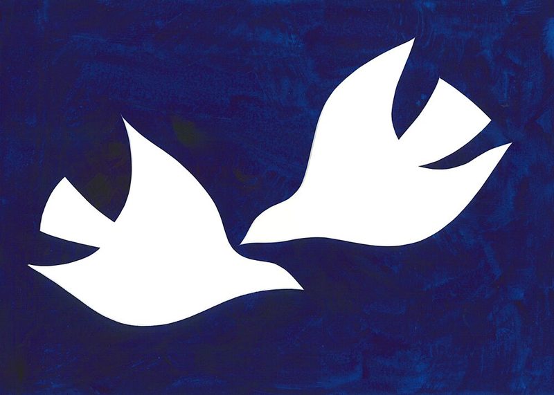 White Doves art print by Isabelle Brent for $57.95 CAD