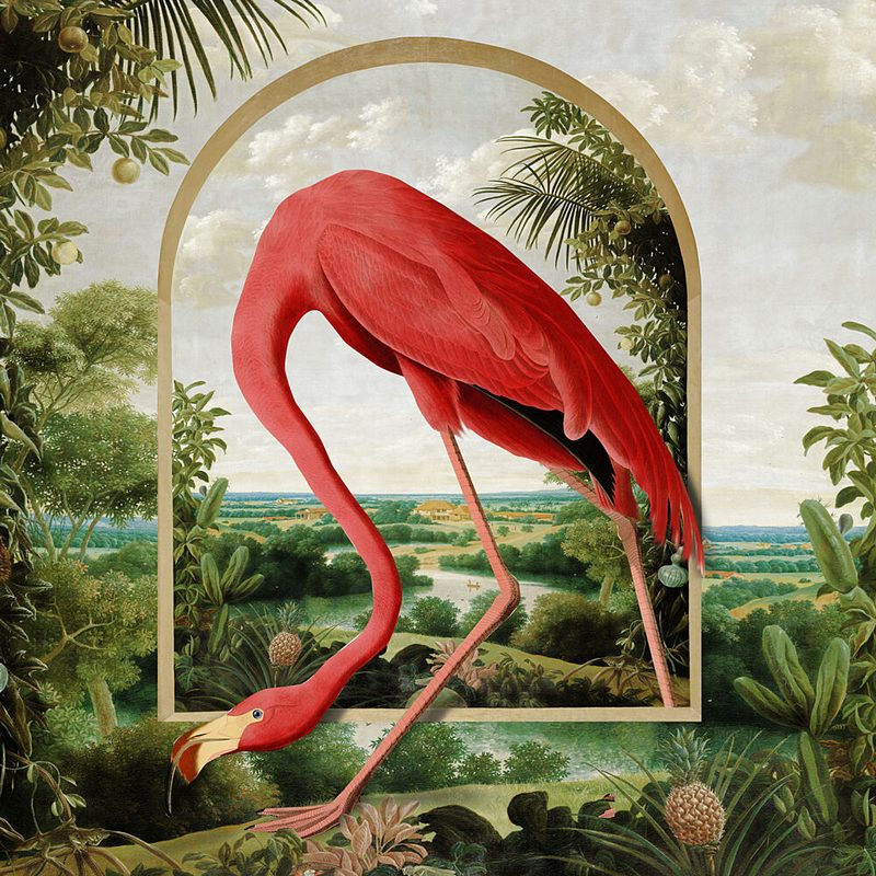 Pink Flamingo Arch art print by Marja van den Hurk for $57.95 CAD