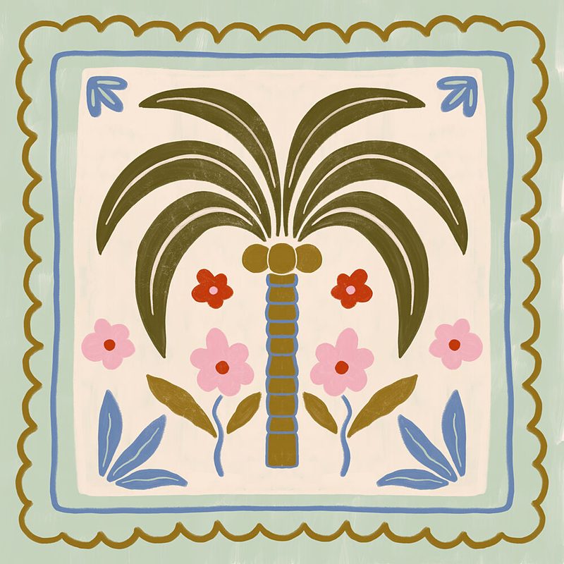 Tropical Palm Garden art print by Katarzyna Gasiorowska for $57.95 CAD
