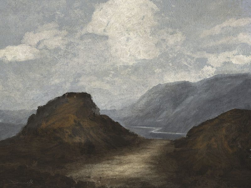 Mountains art print by Dan Hobday for $57.95 CAD