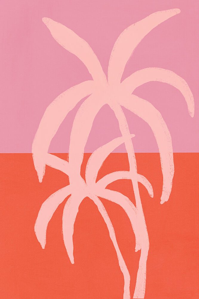 Pastel Palms art print by Treechild for $57.95 CAD
