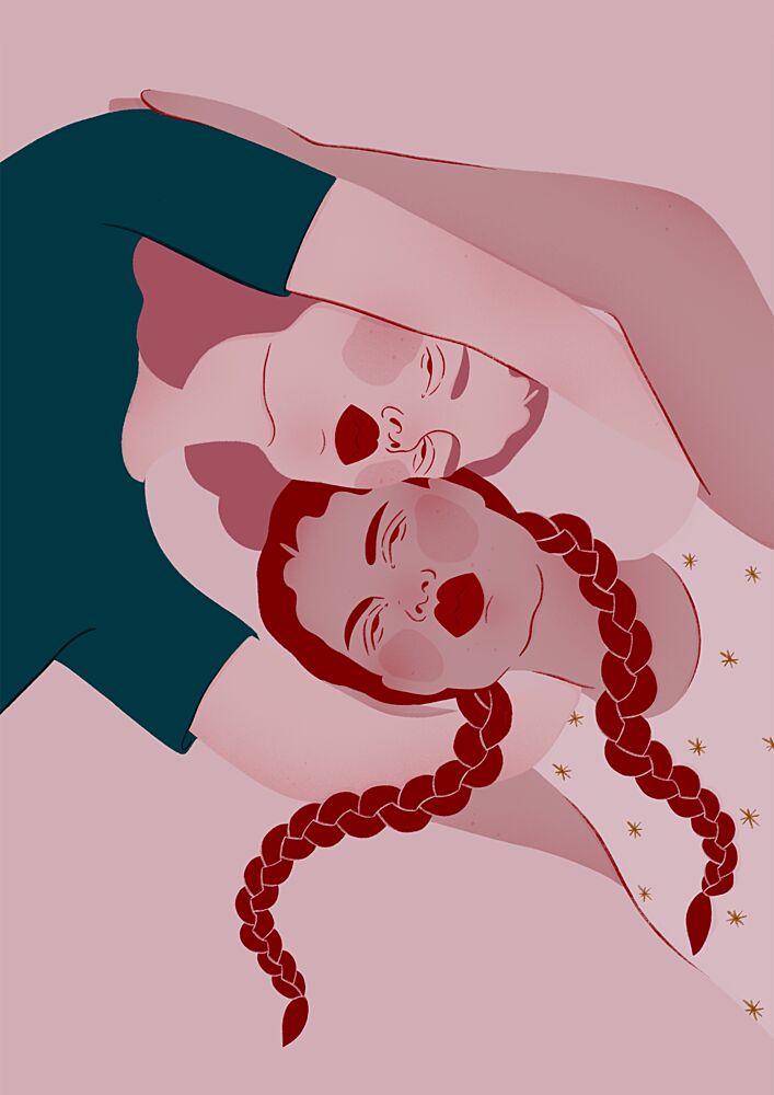 Gentle Loving Embrace art print by Ida Alvarsson for $57.95 CAD