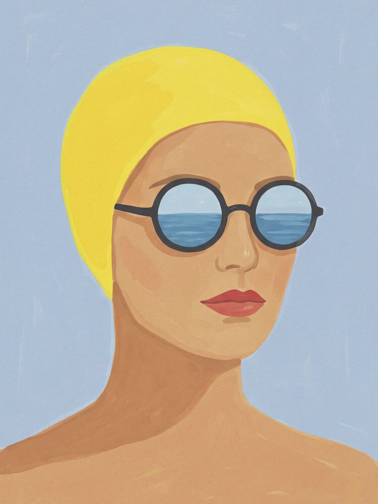 Ocean Gaze Swimmer art print by Andreas Magnusson for $57.95 CAD