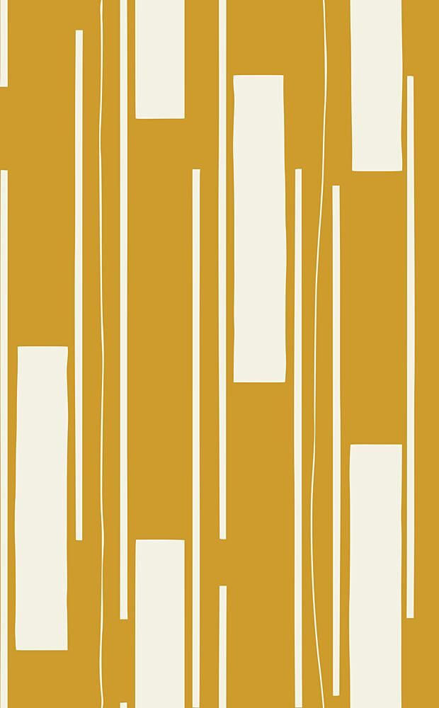 Mustard Geometric Pattern art print by Annick for $57.95 CAD
