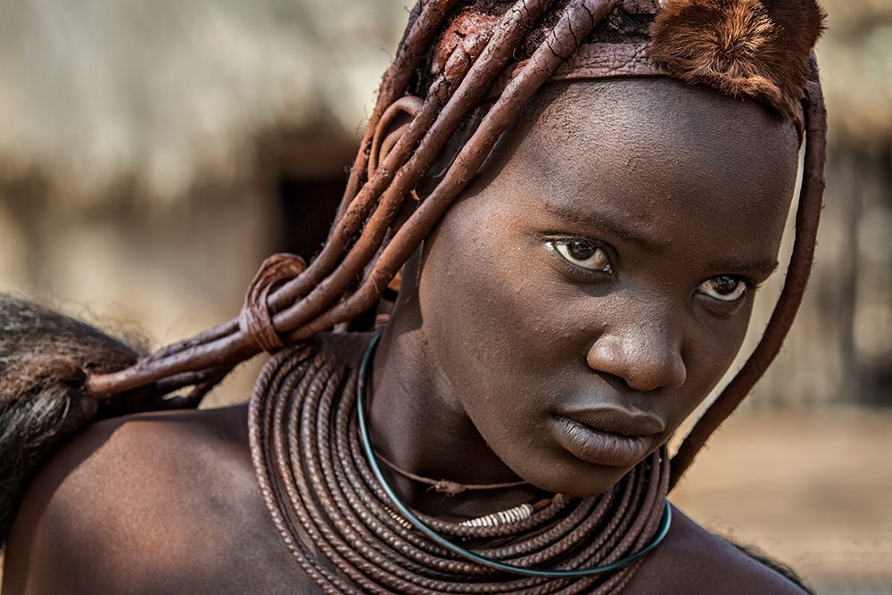 Himba girl art print by Piet Flour for $57.95 CAD