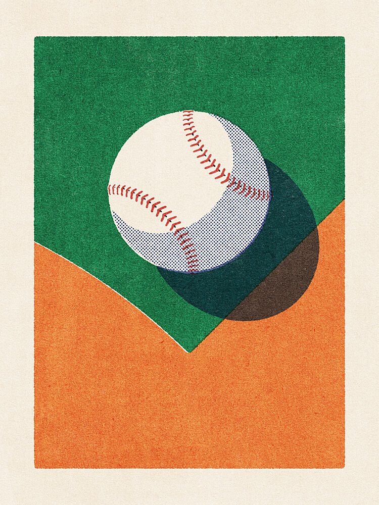 Baseball Diamond View art print by Daniel Coulmann for $57.95 CAD