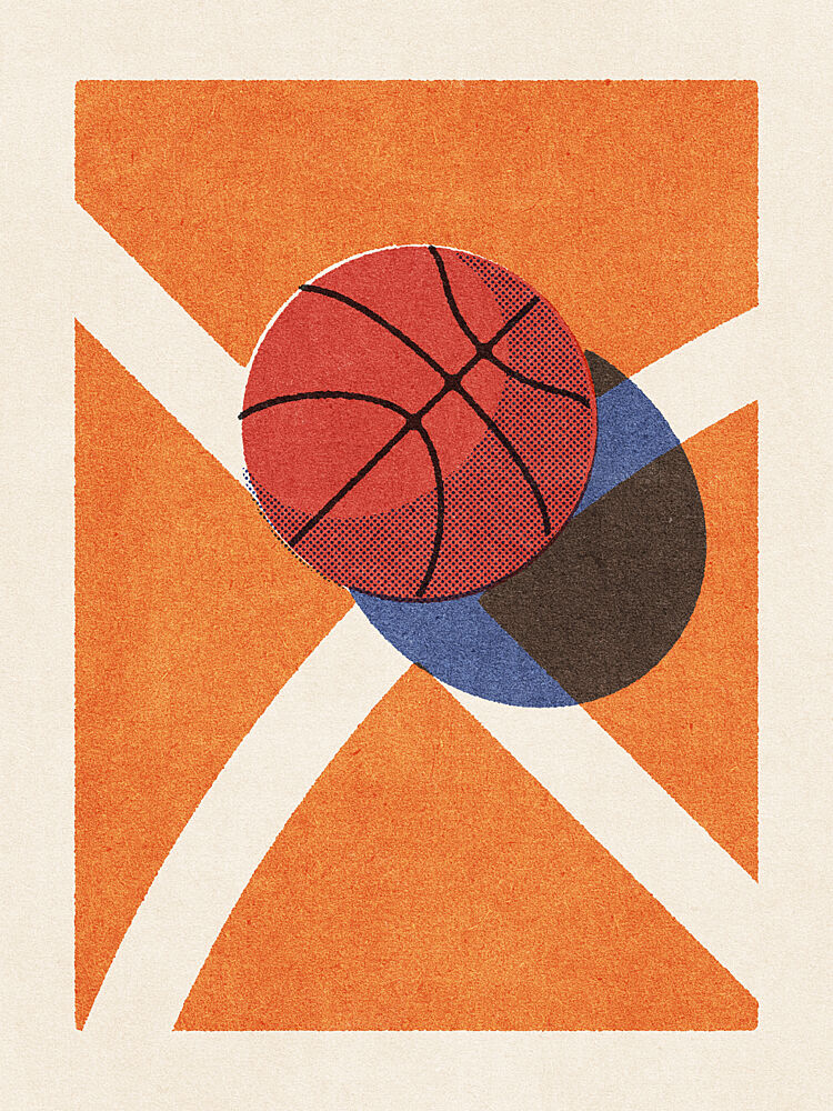 Balls - Basketball - Indoor - I B art print by Daniel Coulmann for $57.95 CAD