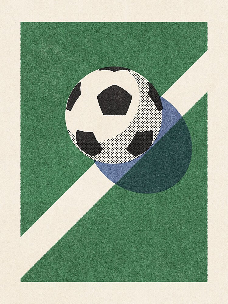 Classic Soccer Ball art print by Daniel Coulmann for $57.95 CAD