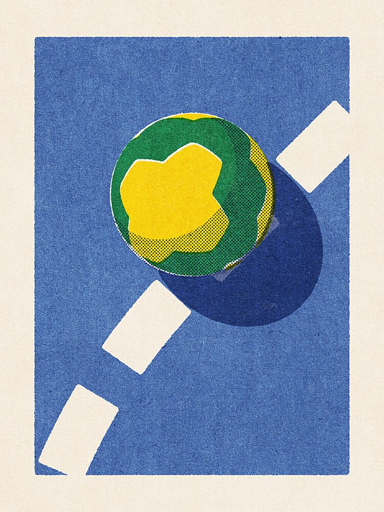 Graphic Sport Globe art print by Daniel Coulmann for $57.95 CAD