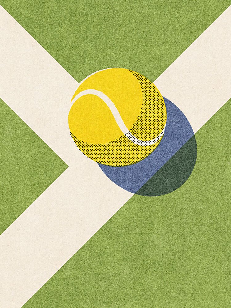 Tennis Court Corner art print by Daniel Coulmann for $57.95 CAD