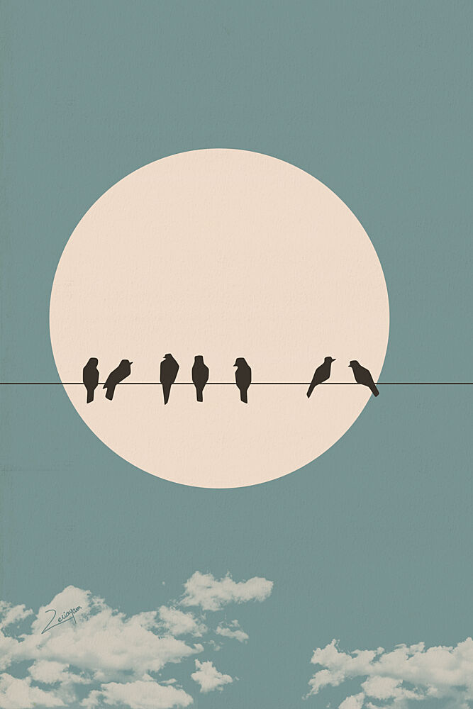 Up in the Sky art print by Zarish Chaudhry for $57.95 CAD