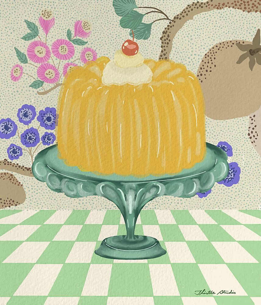 Yellow Gelatin Cake art print by Yami Sm for $57.95 CAD