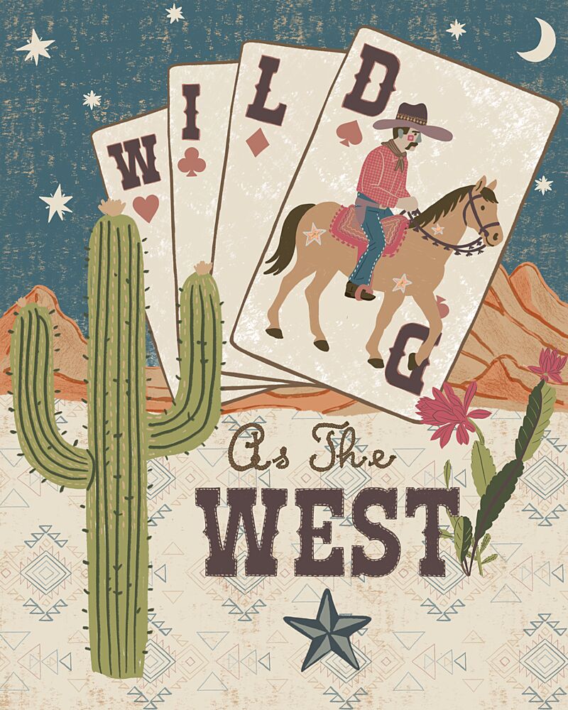 Wild West Cards art print by Radhika Modi for $57.95 CAD