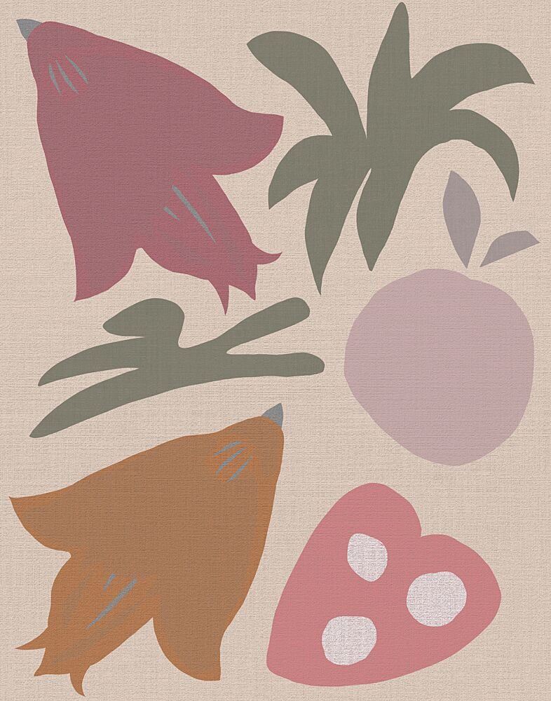 Muted Organic Nature Collage art print by Josie George for $57.95 CAD